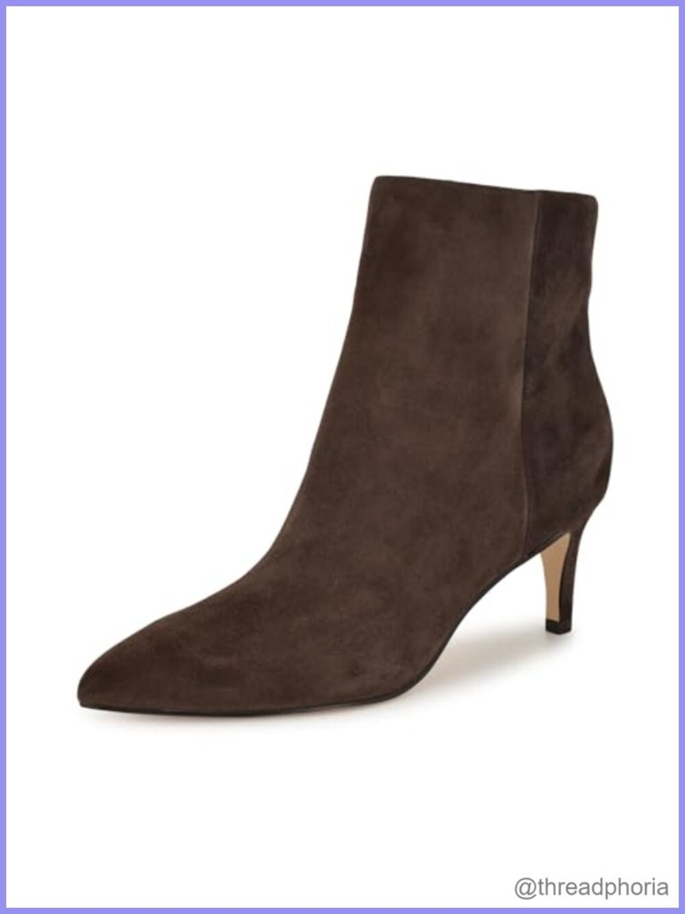 Pointy Toe Stiletto Heel Ankle Bootie with Side Zip